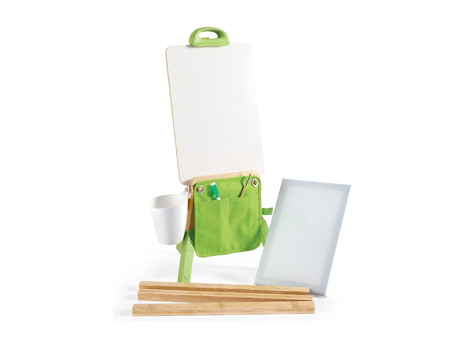 Caballete de bambú portátil - A partir de 4 años