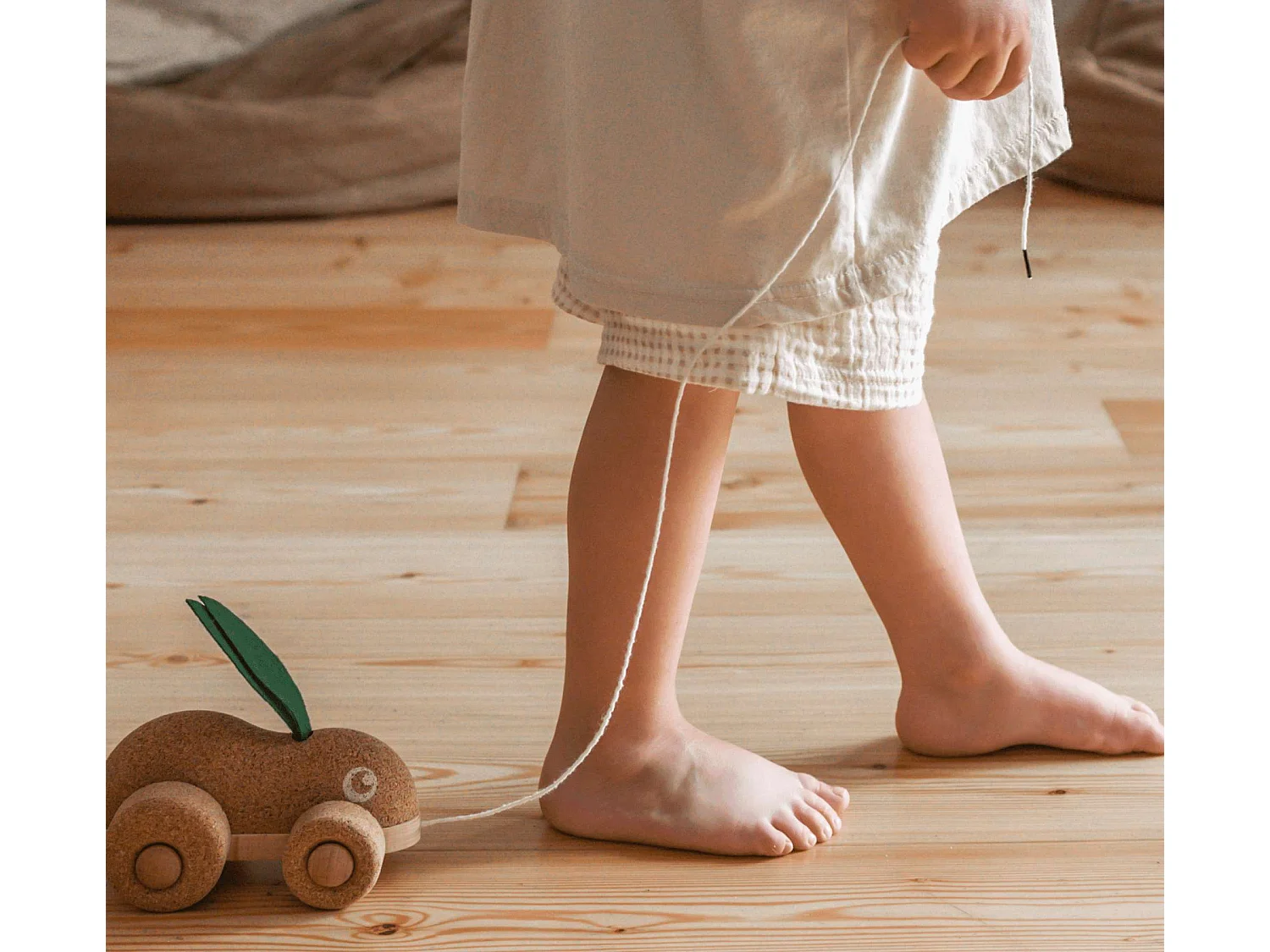 Lapin à tirer en liège