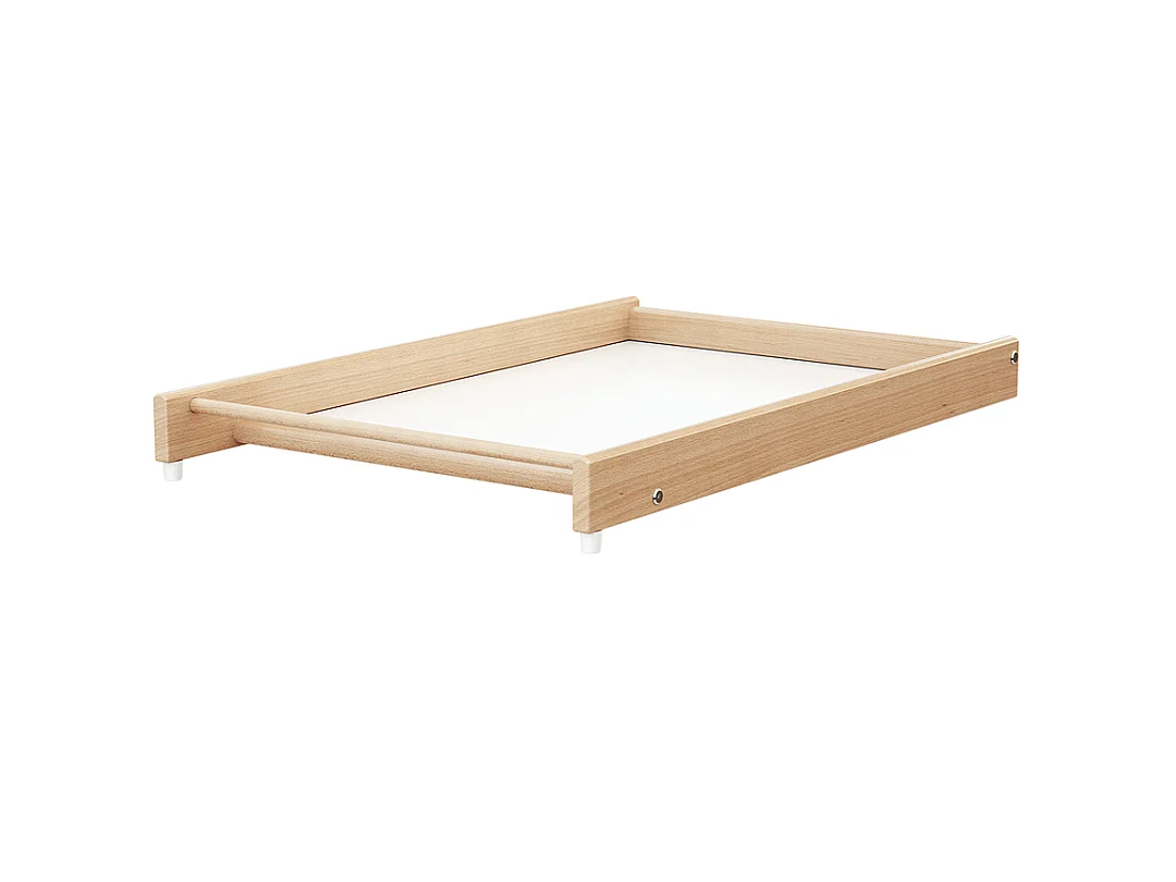 Abnehmbare Wickelauflage für Babybett MONA Holz Buche Lackiert
