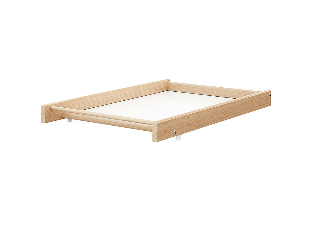 Abnehmbare Wickelauflage für Babybett MONA Holz Buche Lackiert