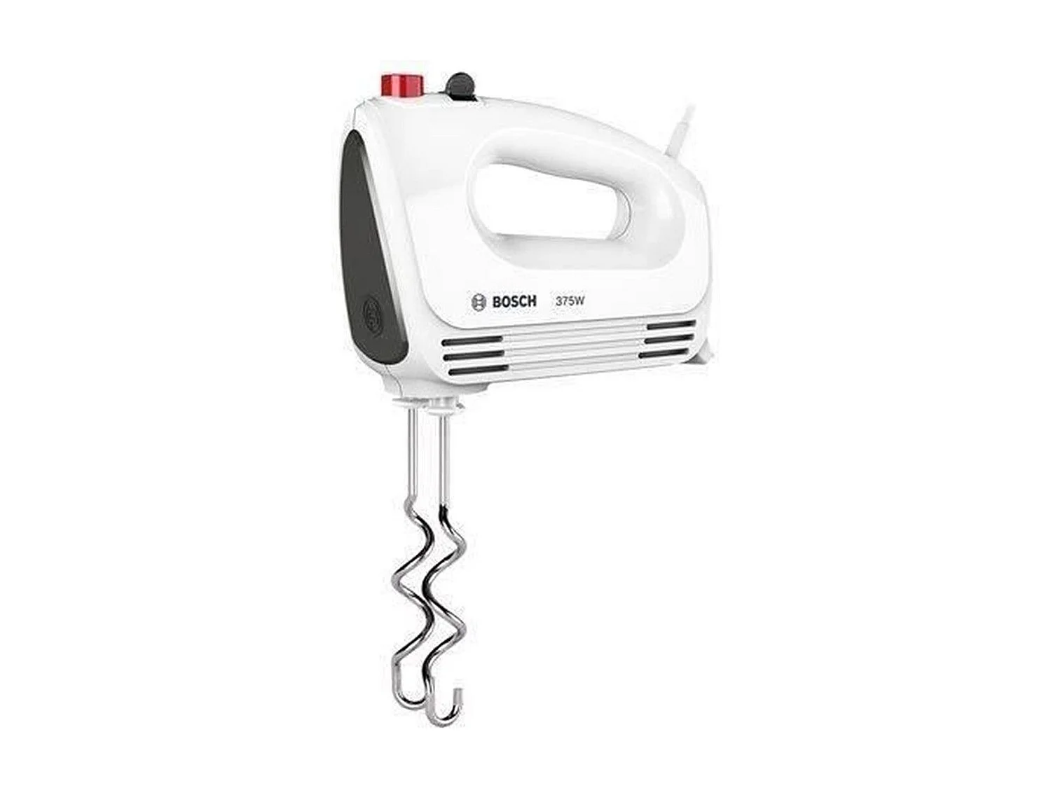 Batidora de mano CleverMixx MFQ22100, 375 W, 4 velocidades + función de pulso - Blanco/Plata