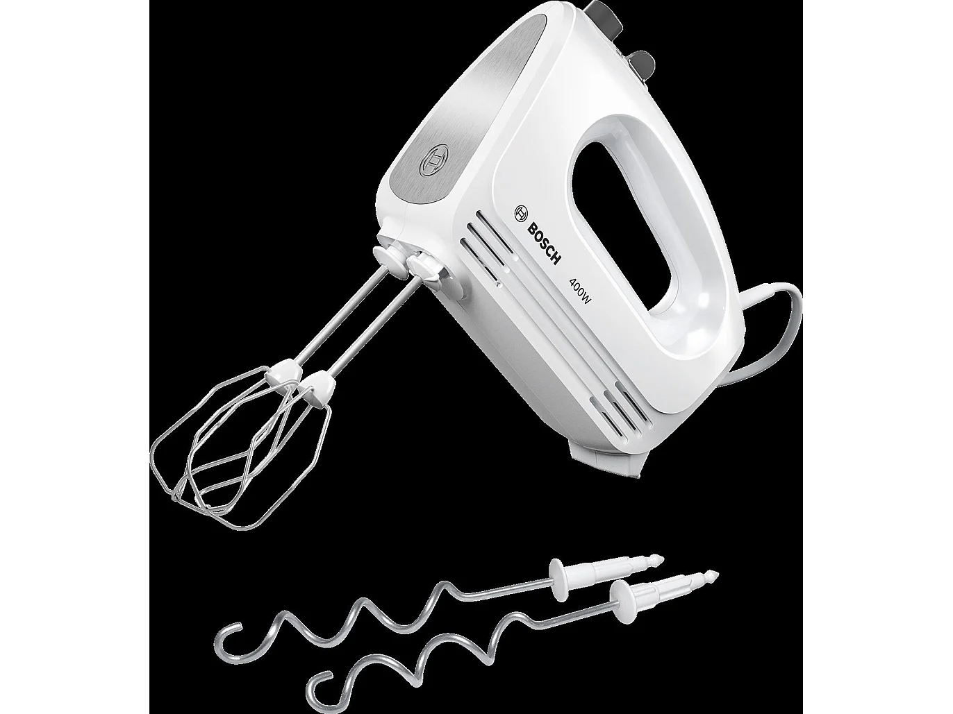 Bosch MFQ24200 mixeur Batteur à main 400 W Argent, Blanc