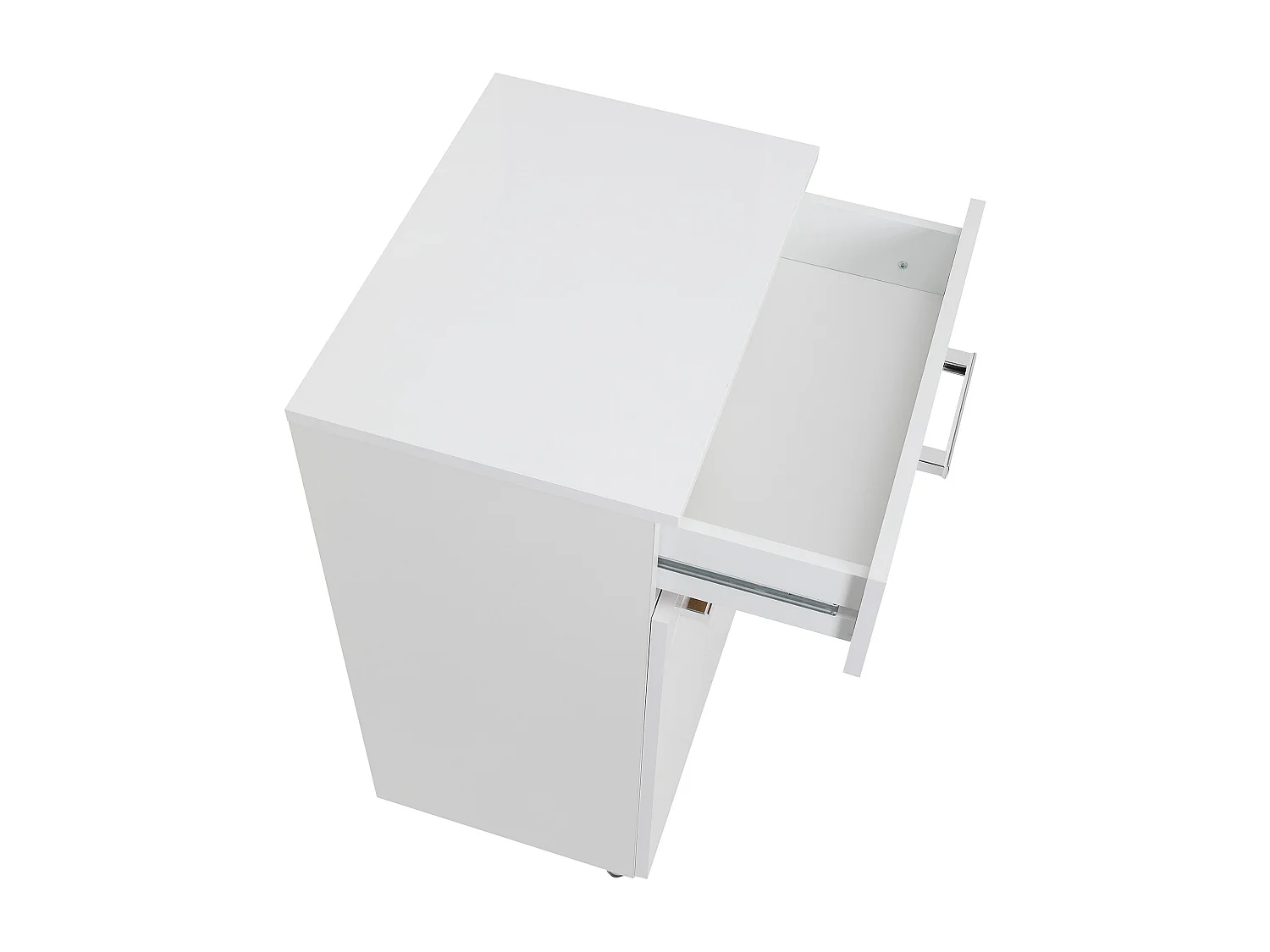 Weißer Badezimmerschrank Stehende Kommode 50 cm Lupo