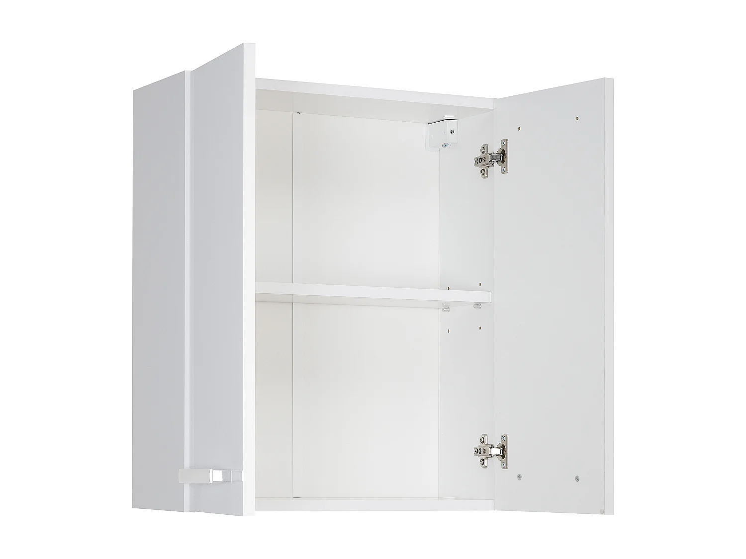 Set da bagno bianco da appoggio 55 cm Mobile con lavabo Montante per scopa Mezzo montante Comò Pensili Lupo