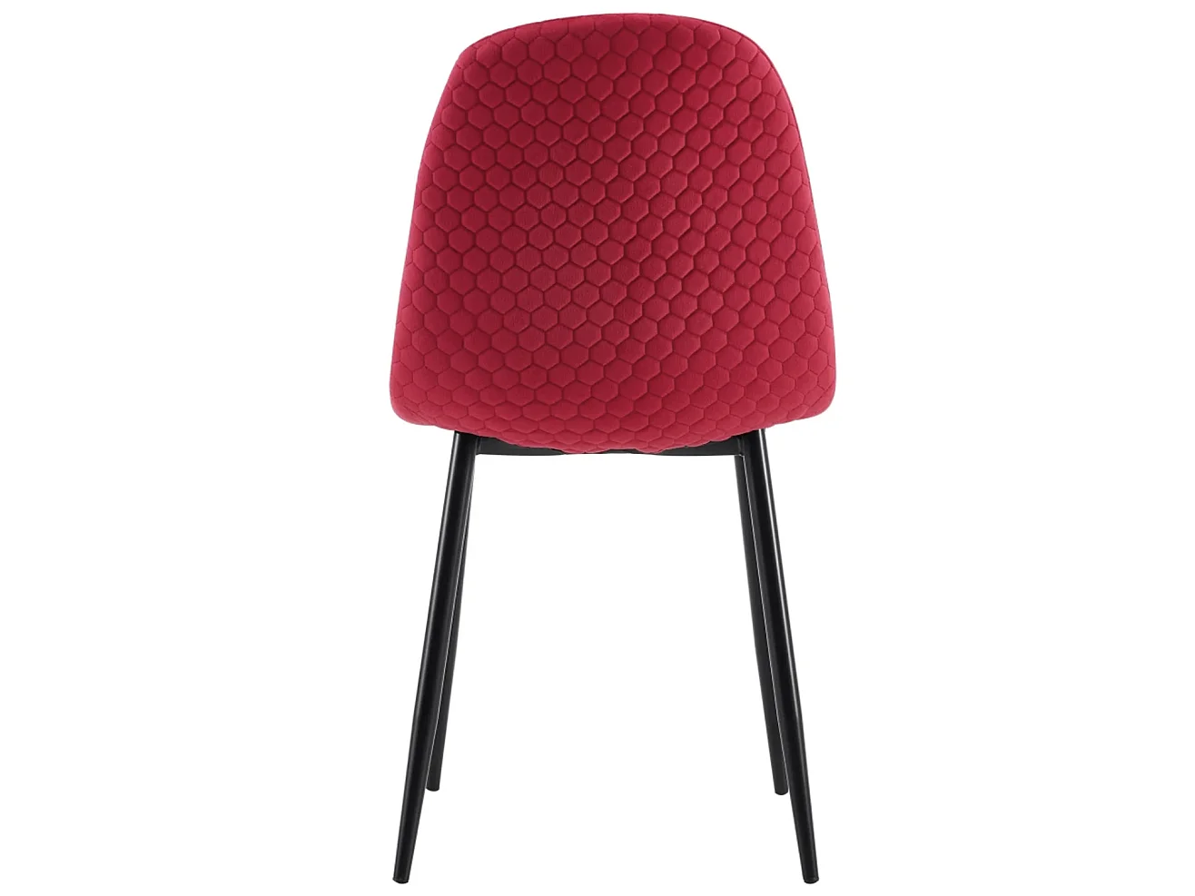 Chaise nid d'abeilles - Lot de 6-Fuchsia