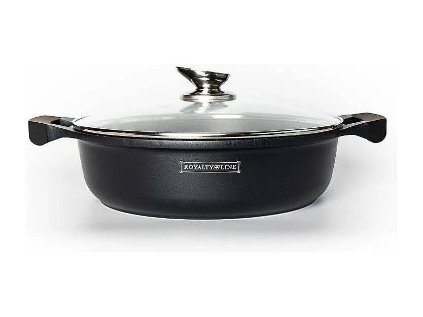 Casserole large 30 cm 4,8L Noir Royaltyline RLBR30M