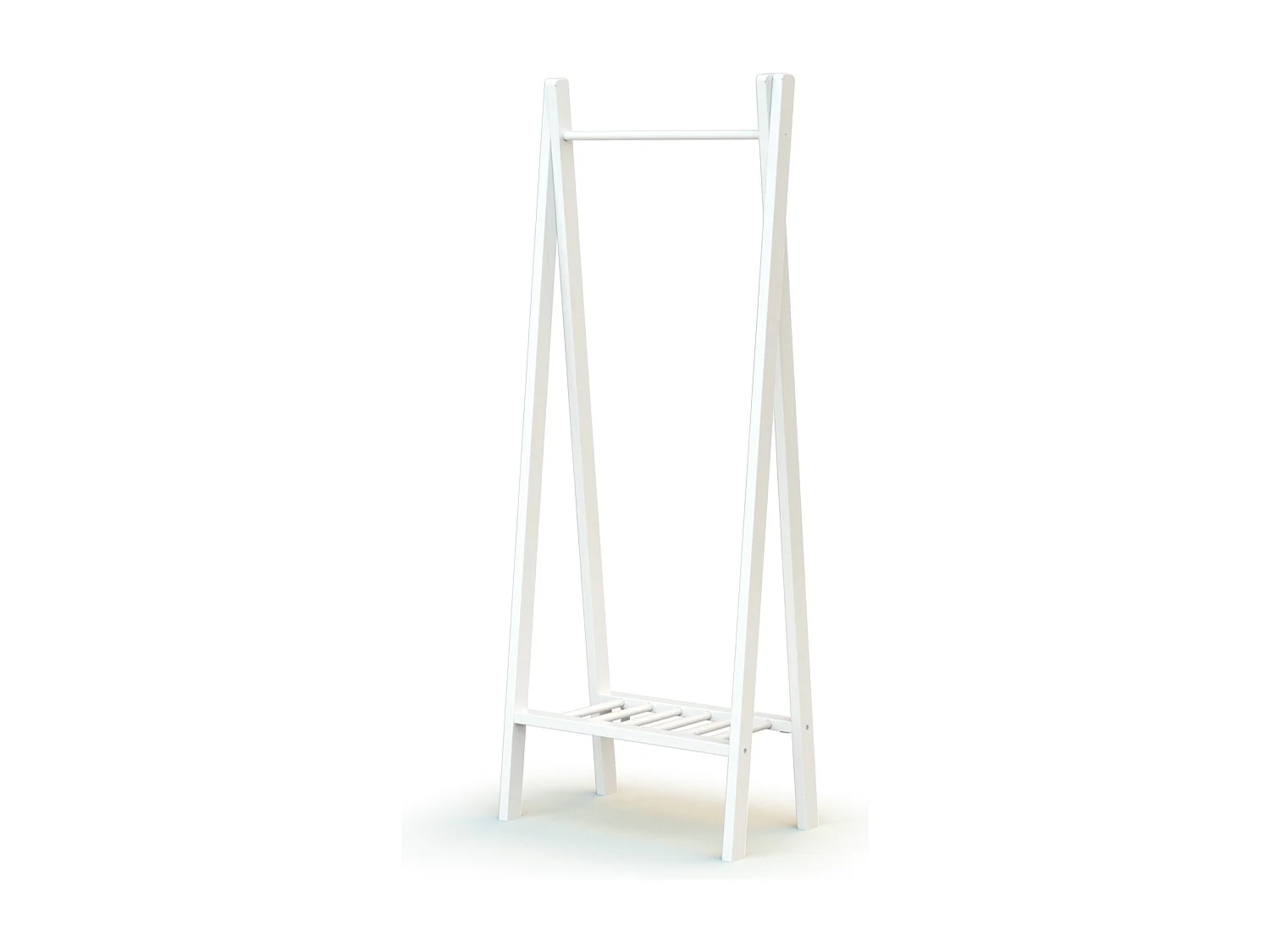 Estendal para roupa de criança ESSENTIEL de madeira Branco 50 x 30 x 130 cm