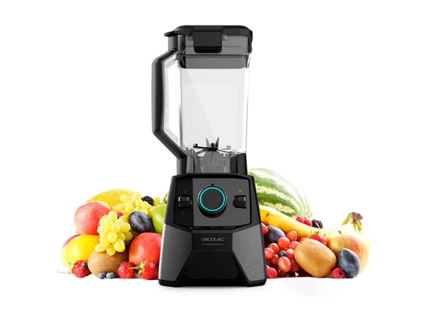 Batidora de vaso Cecotec Power Black Titanium 2000 Pro 2000W 32500 rpm negro