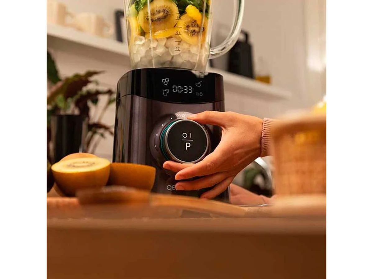 Batidora de vaso Cecotec Power Black Titanium 1800 Advance 1800W 22000 rpm negro