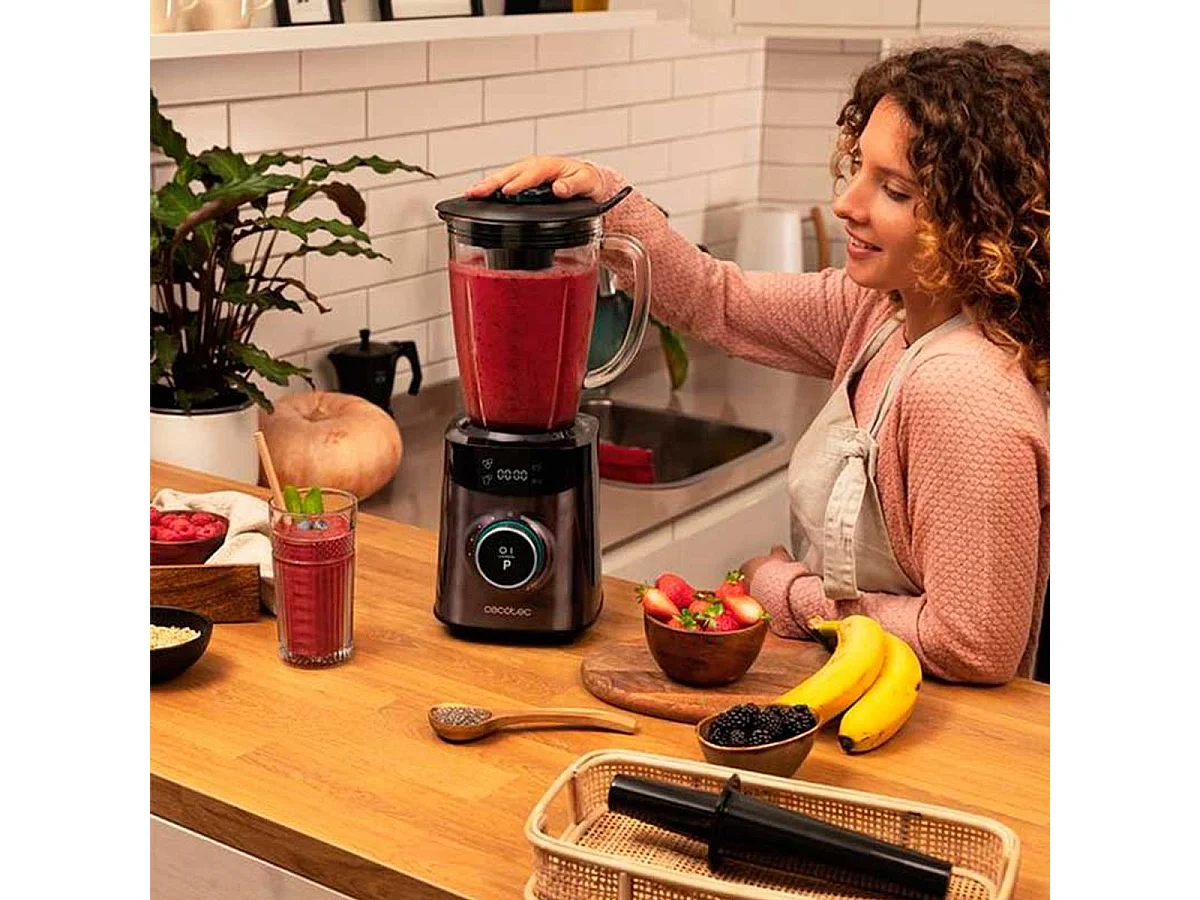 Batidora de vaso Cecotec Power Black Titanium 1800 Advance 1800W 22000 rpm negro