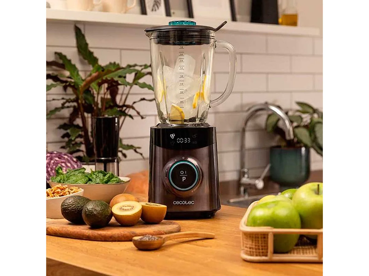 Batidora de vaso Cecotec Power Black Titanium 1800 Advance 1800W 22000 rpm negro