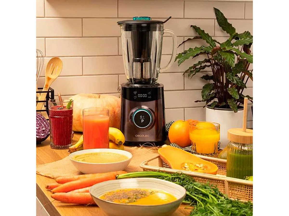 Batidora de vaso Cecotec Power Black Titanium 1800 Advance 1800W 22000 rpm negro