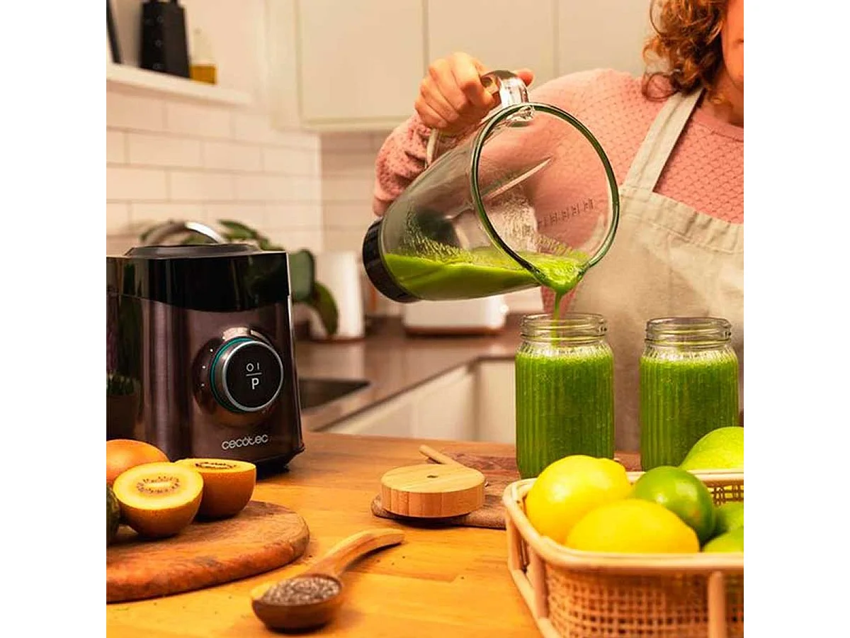 Batidora de vaso Cecotec Power Black Titanium 1800 Advance 1800W 22000 rpm negro