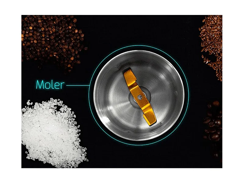 Molinillo eléctrico Cecotec TitanMill 300 DuoClean 300W inox