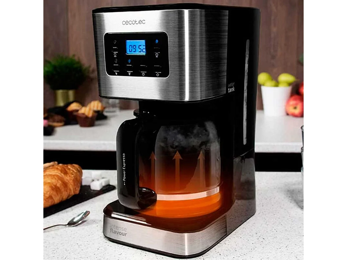 Cafetera de goteo Coffee 66 Smart Cecotec 950W 1,5L programable inox 32x17x23 cm