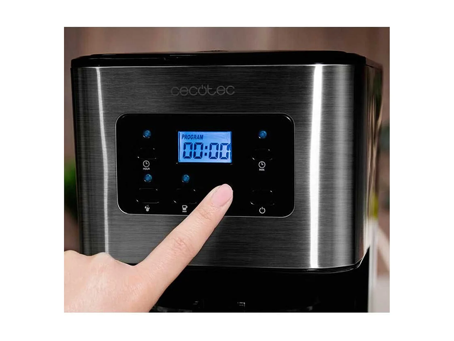 Cafetera de goteo Coffee 66 Smart Cecotec 950W 1,5L programable inox 32x17x23 cm