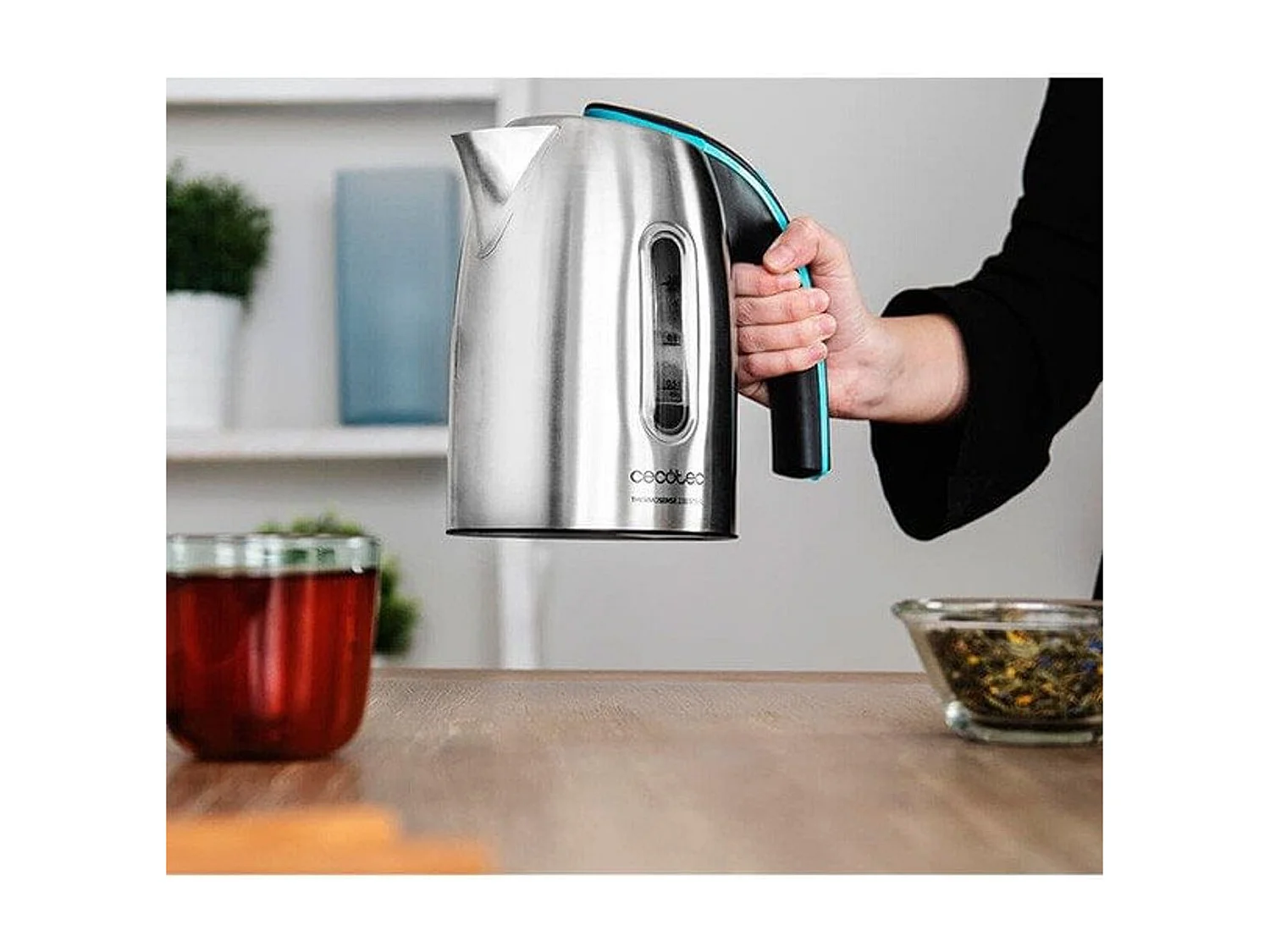 Cecotec ThermoSense 220 Steel bollitore elettrico 1,2 L 1630 W Acciaio inox