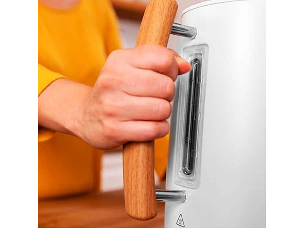 Hervidor de agua eléctrico Thermosense 400 White Woody 1,7L 3000W blanco/madera