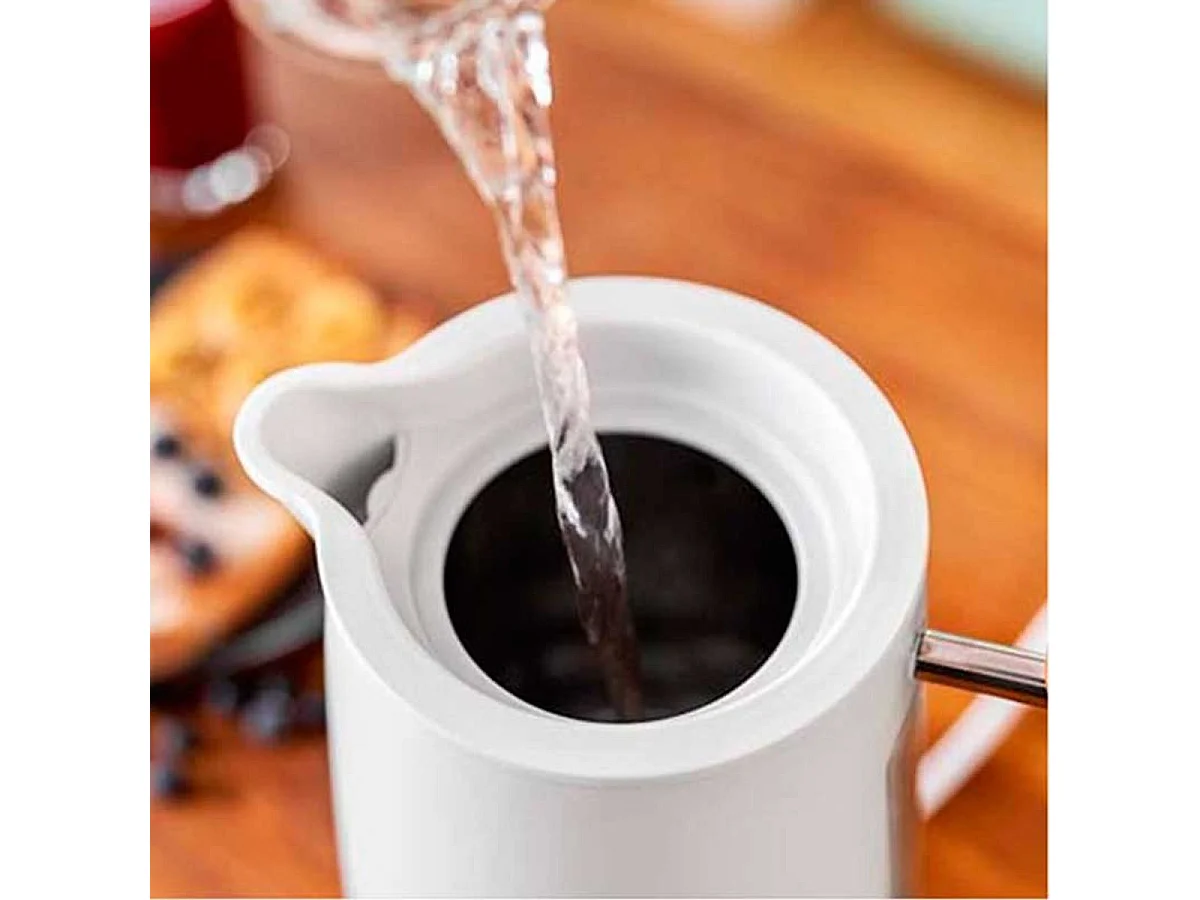 Hervidor de agua eléctrico Thermosense 400 White Woody 1,7L 3000W blanco/madera