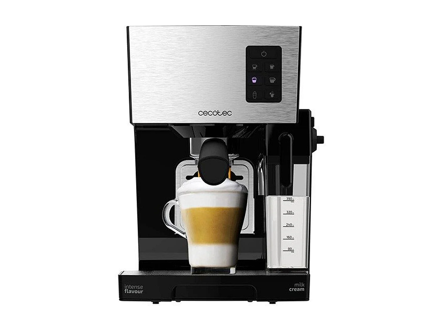 Cafetera Cecotec Power Instant-ccino 20 con depósito de leche