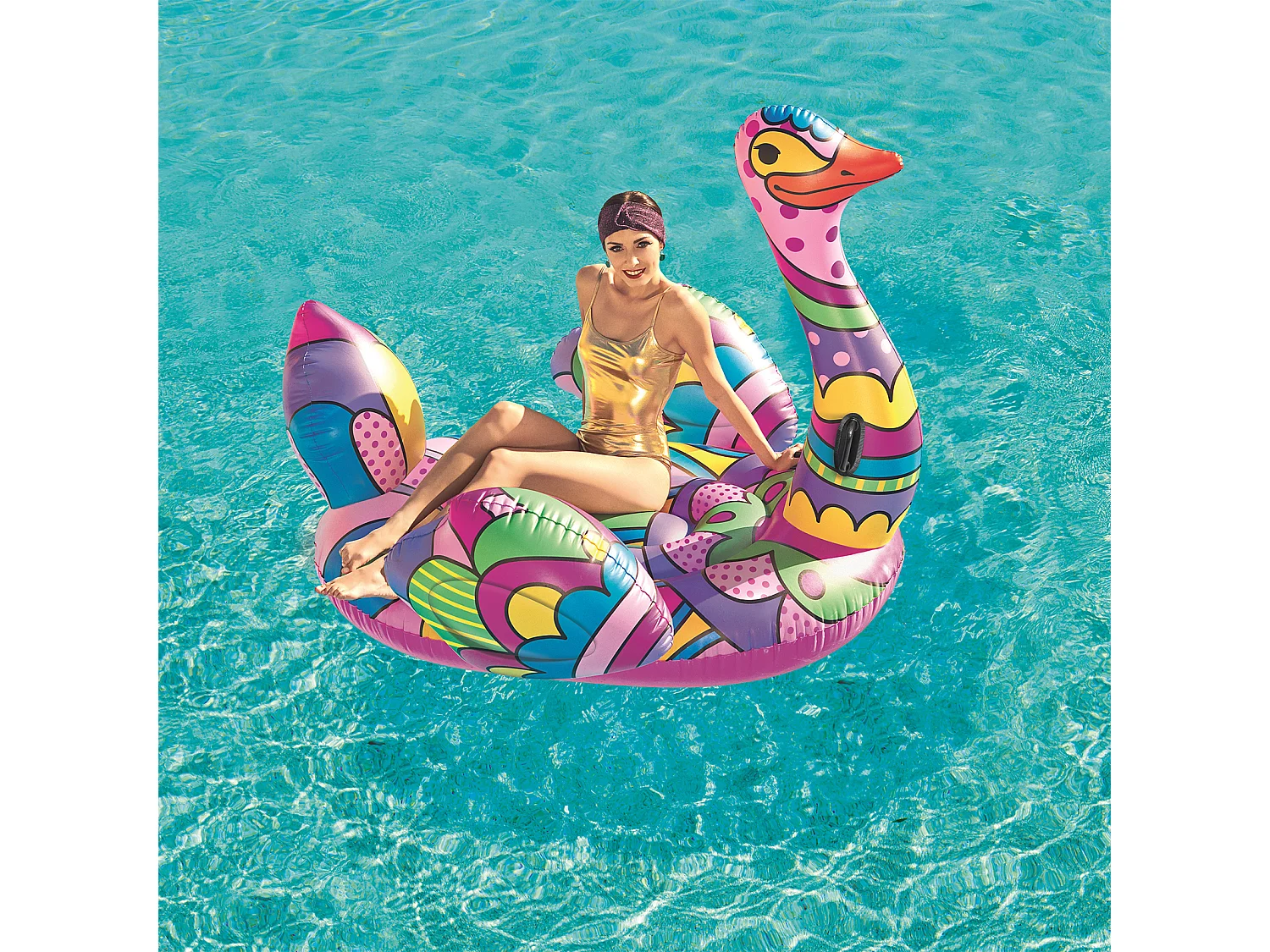 Flotador Avestruz 190x166 cm