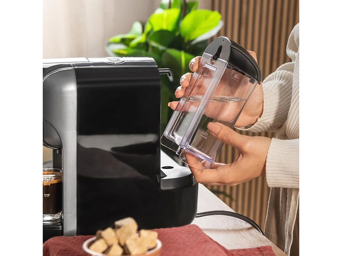 Cafetera espresso FreeStyle Compact multicápsula 3 en 1 negro/inox