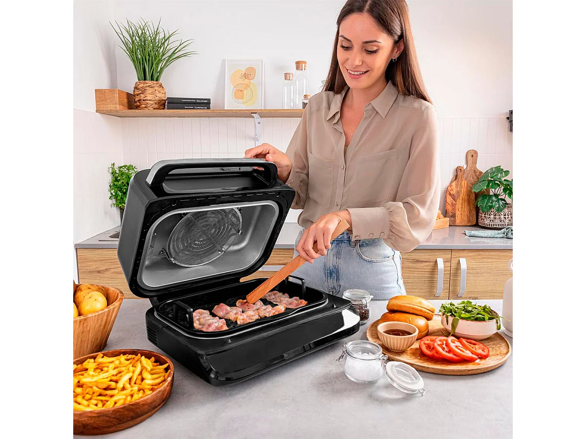 Freidora de aire Cecotec Cecofry FireDome 6000 6L 6 modos de cocinado negro