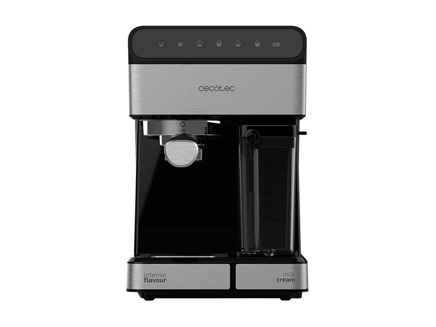 Cafetera semiautomática Cecotec Power Instant-ccino 20 Touch Nera 1350W 20 bares negro/inox