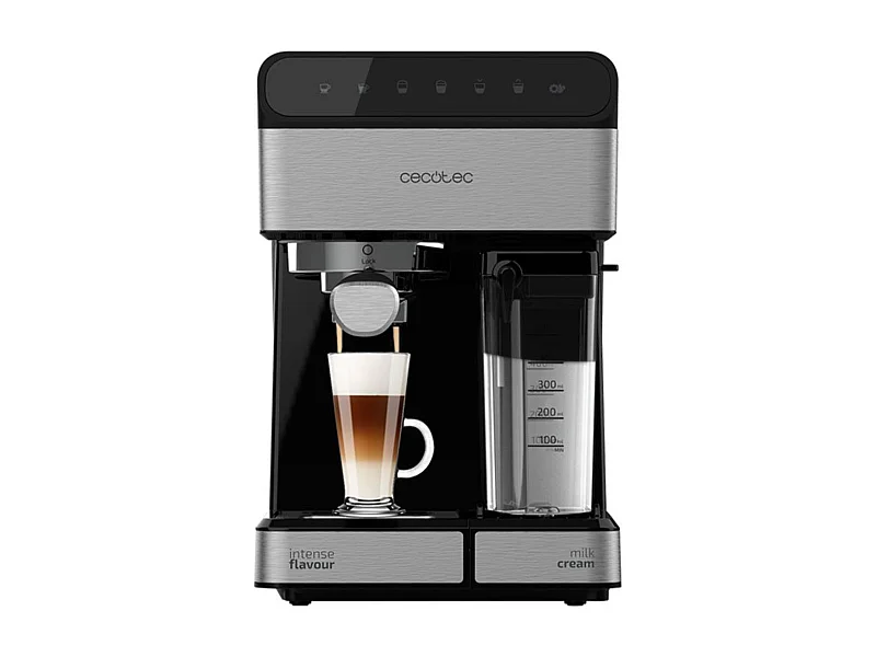 Cafetera semiautomática Cecotec Power Instant-ccino 20 Touch Nera 1350W 20 bares negro/inox
