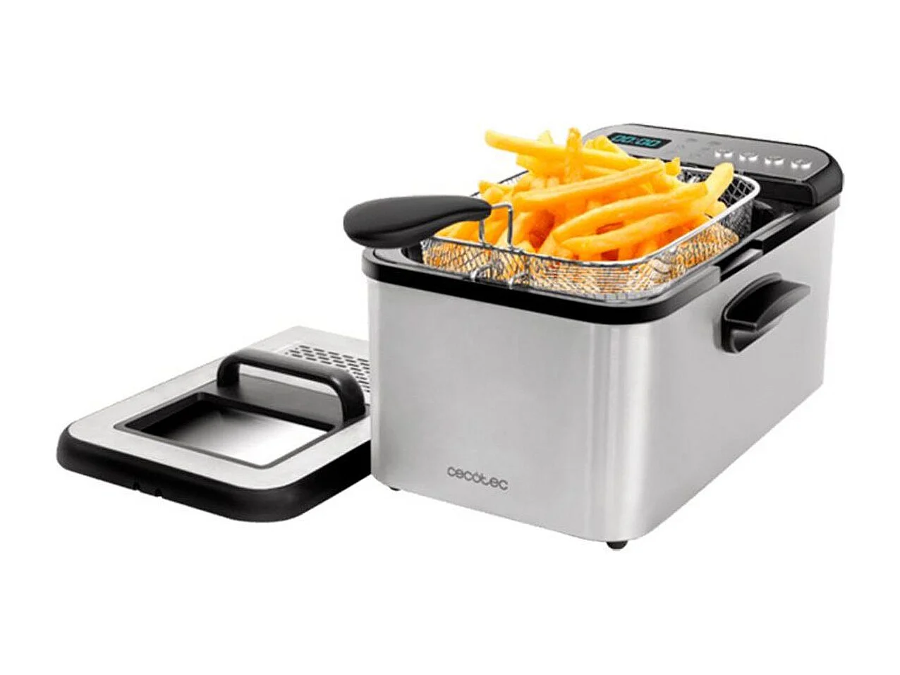 Freidora Cecotec Cleanfry Luxury 3000 2400W 3,2L inox