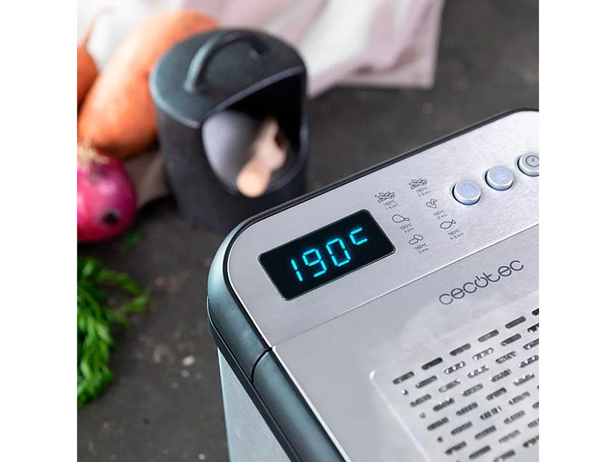 Freidora Cecotec Cleanfry Luxury 3000 2400W 3,2L inox