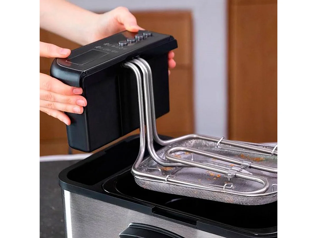 Freidora Cecotec Cleanfry Luxury 3000 2400W 3,2L inox