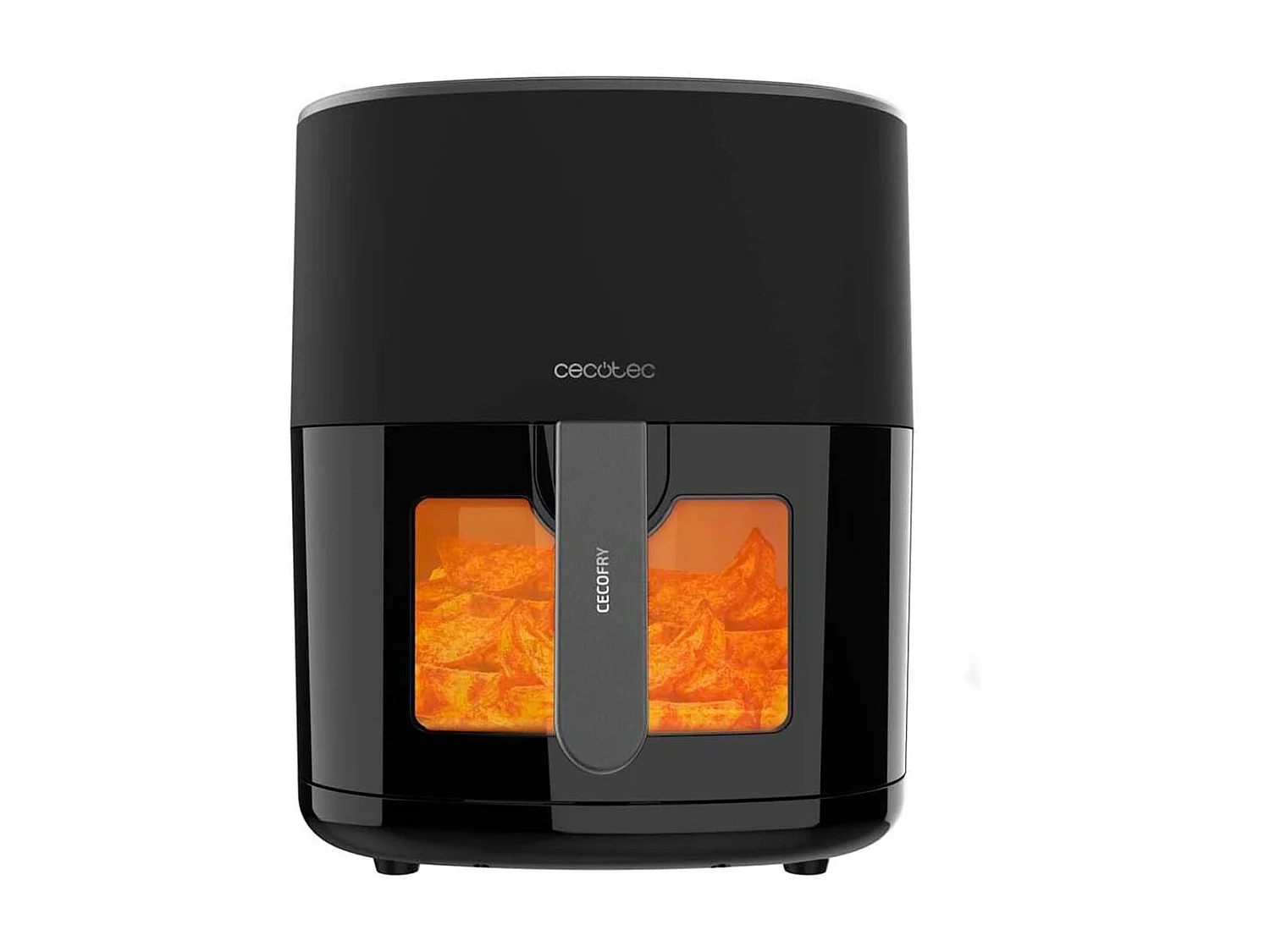 Freidora de aire Cecotec Cecofry Fantastik Window 6500 1700W 6,5L con ventana negro