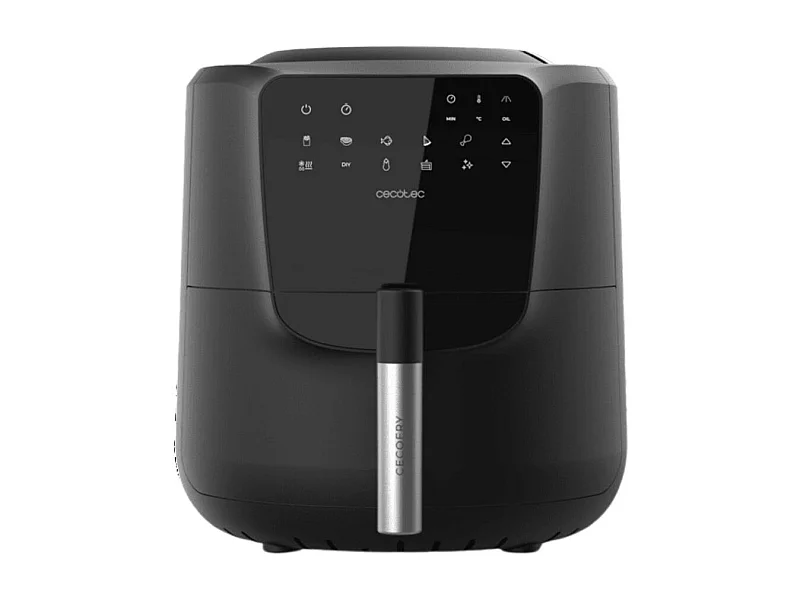 Freidora de aire Cecotec Cecofry Rain 5,5L 1550W 7 niveles de cocción negro