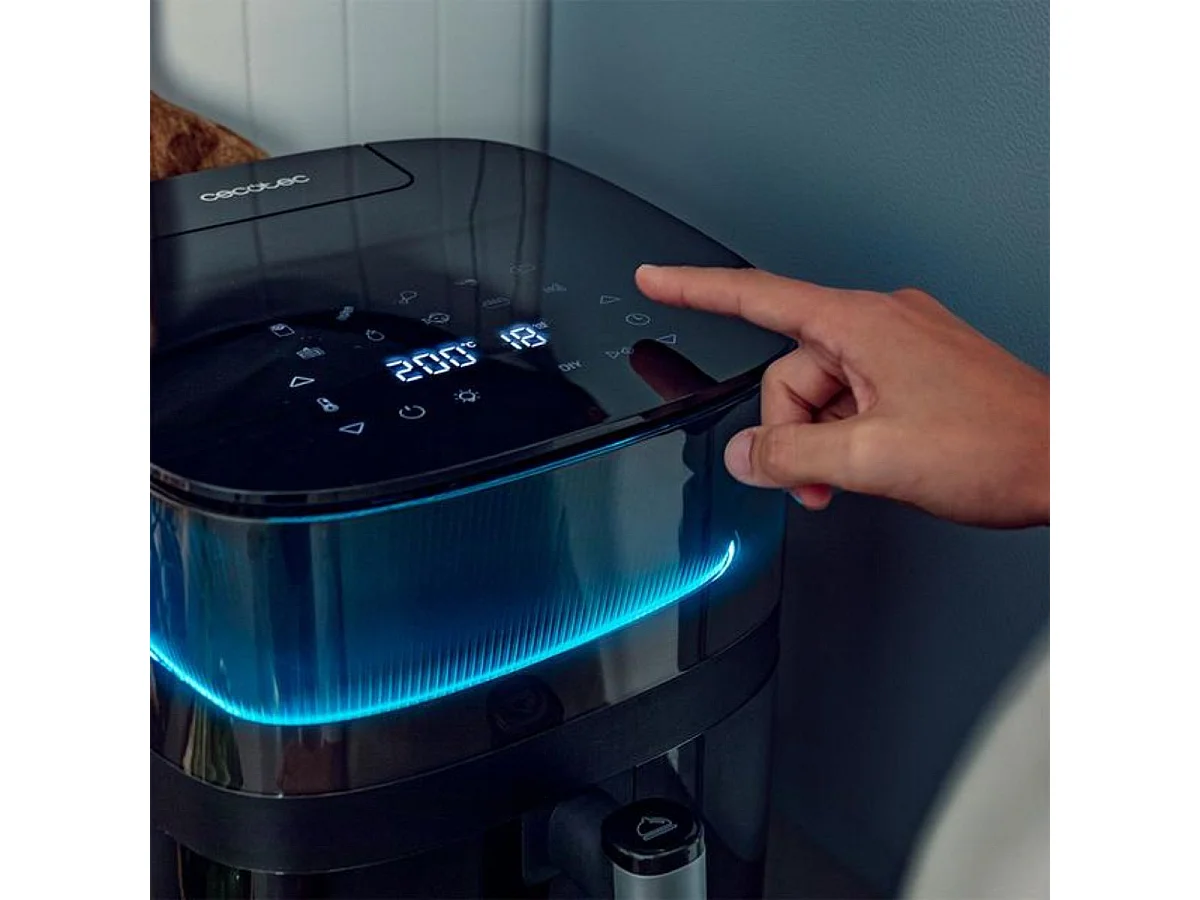 Freidora de aire Cecotec Cecofry Neon 5000 5L control táctil pulverizador integrado