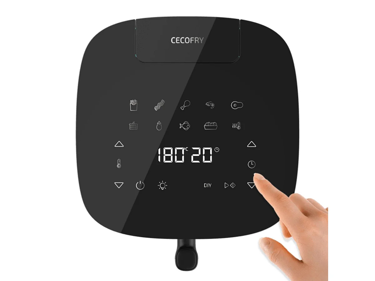 Freidora de aire Cecotec Cecofry Neon 5000 5L control táctil pulverizador integrado