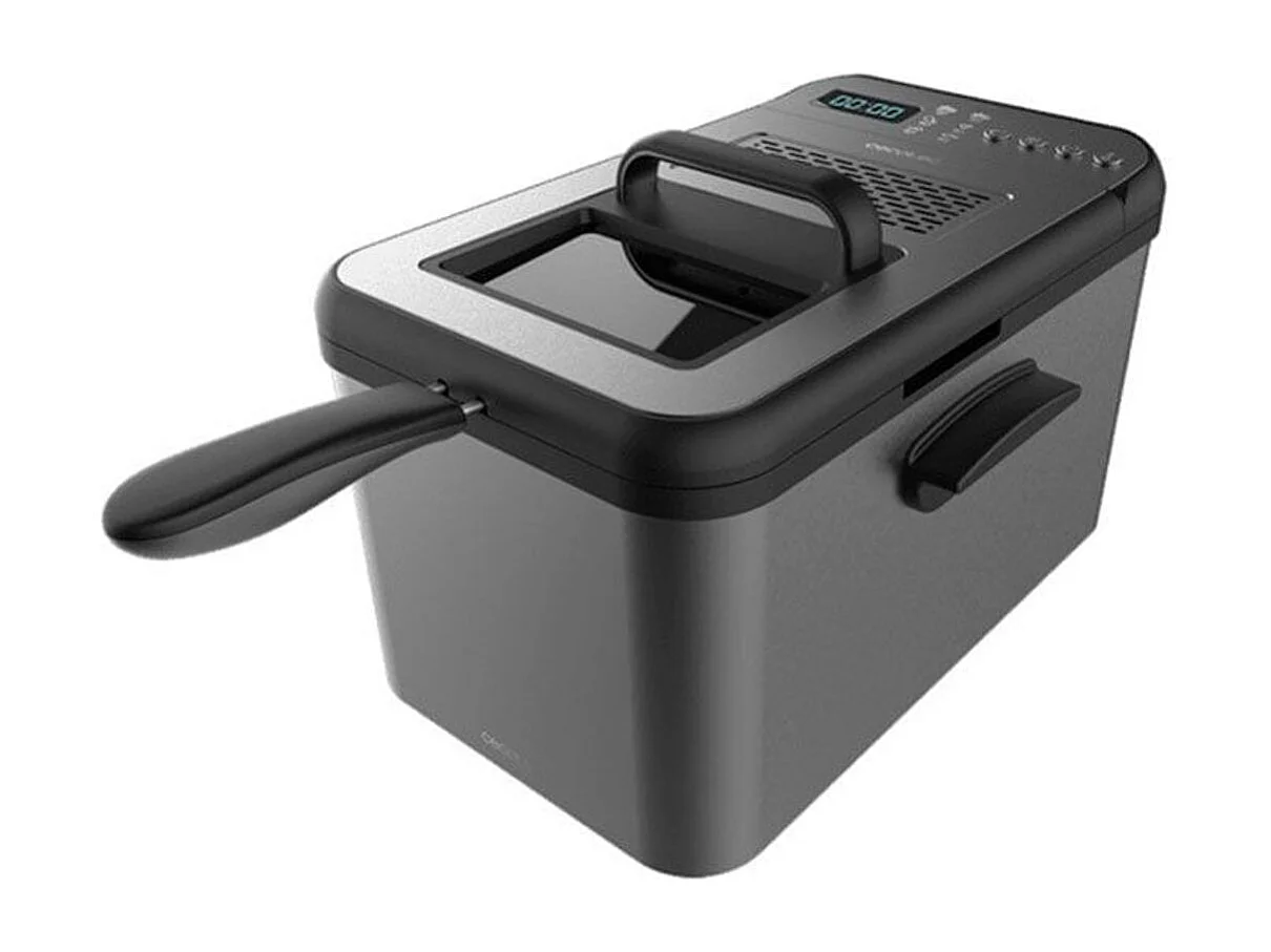 Freidora Cecotec Cleanfry Luxury 4000 Dark 3270W 4,2L inox