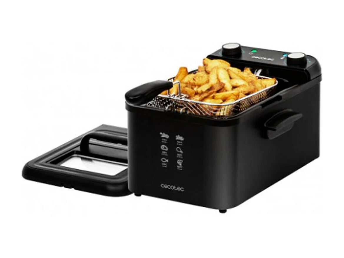 Freidora Cecotec CleanFry Infinity 3000 Black 2400W 3L negro