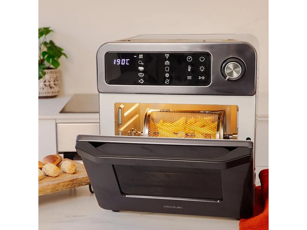 Freidora de aire Cecotec Bake&Fry 1500 Touch 15L 1700W tipo horno acero inox