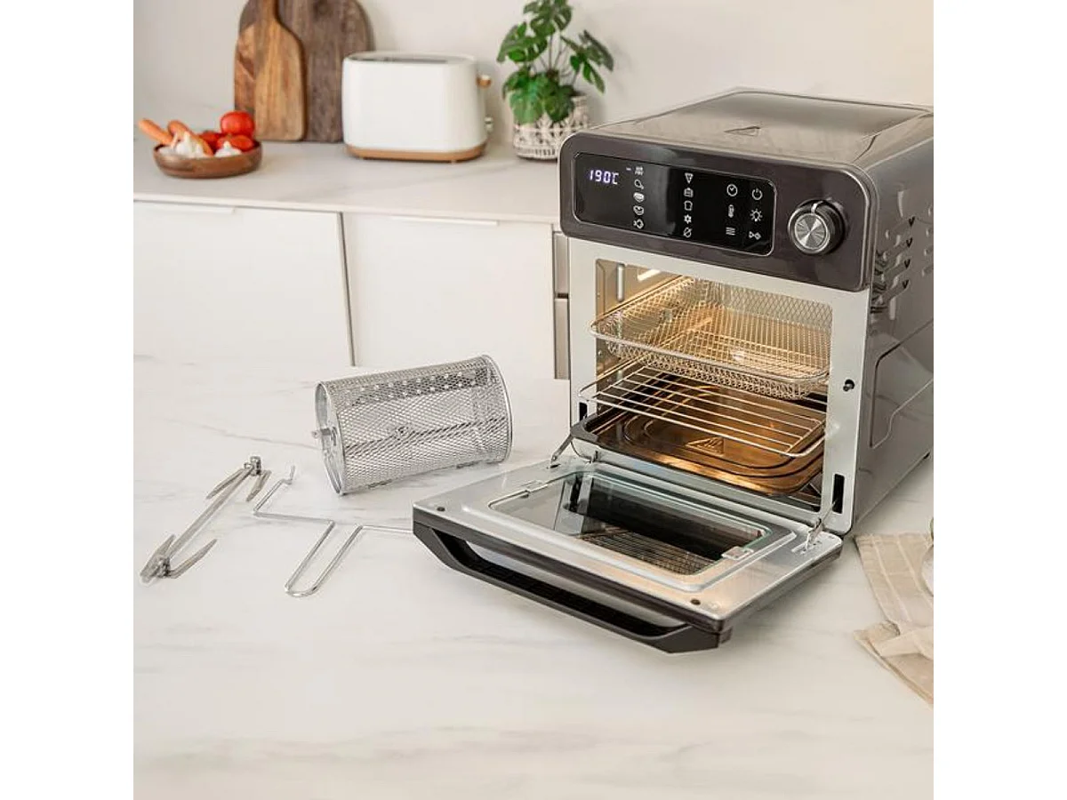 Freidora de aire Cecotec Bake&Fry 1500 Touch 15L 1700W tipo horno acero inox