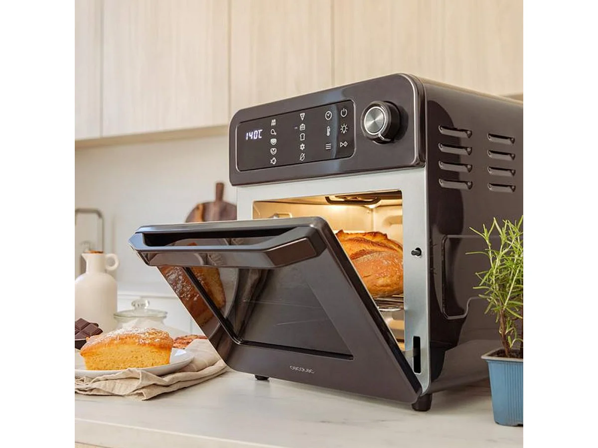 Freidora de aire Cecotec Bake&Fry 1500 Touch 15L 1700W tipo horno acero inox