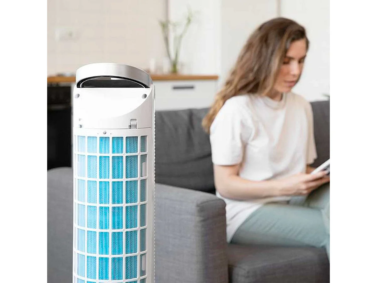 Climatizador evaporativo Cecotec EnergySilence 2000 Cool Tower blanco