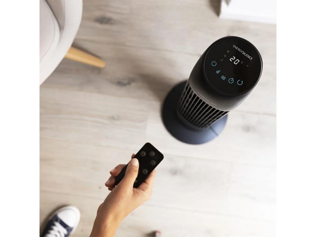 Ventilador de torre Cecotec EnergySilence 8050 SkyLine Smart 45W mando a distancia negro