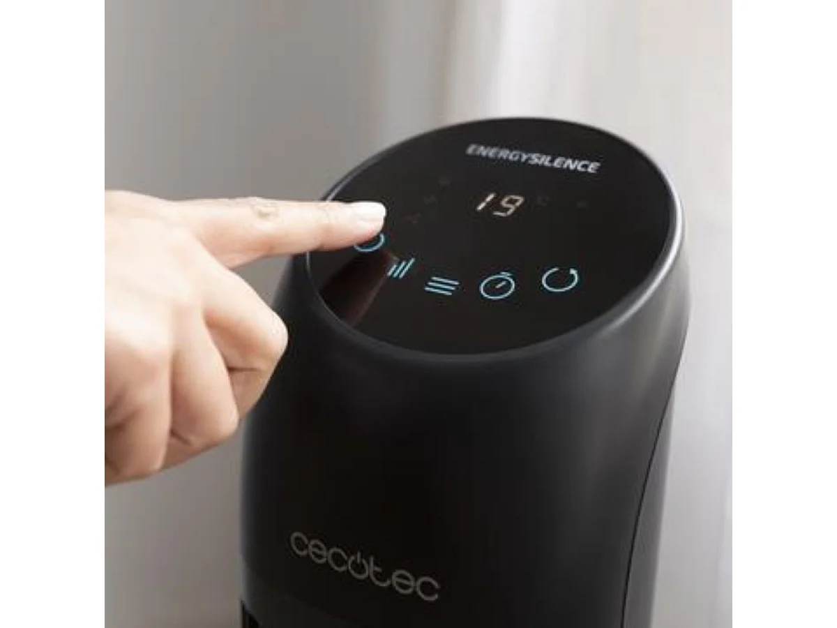 Ventilador de torre Cecotec EnergySilence 8050 SkyLine Smart 45W mando a distancia negro