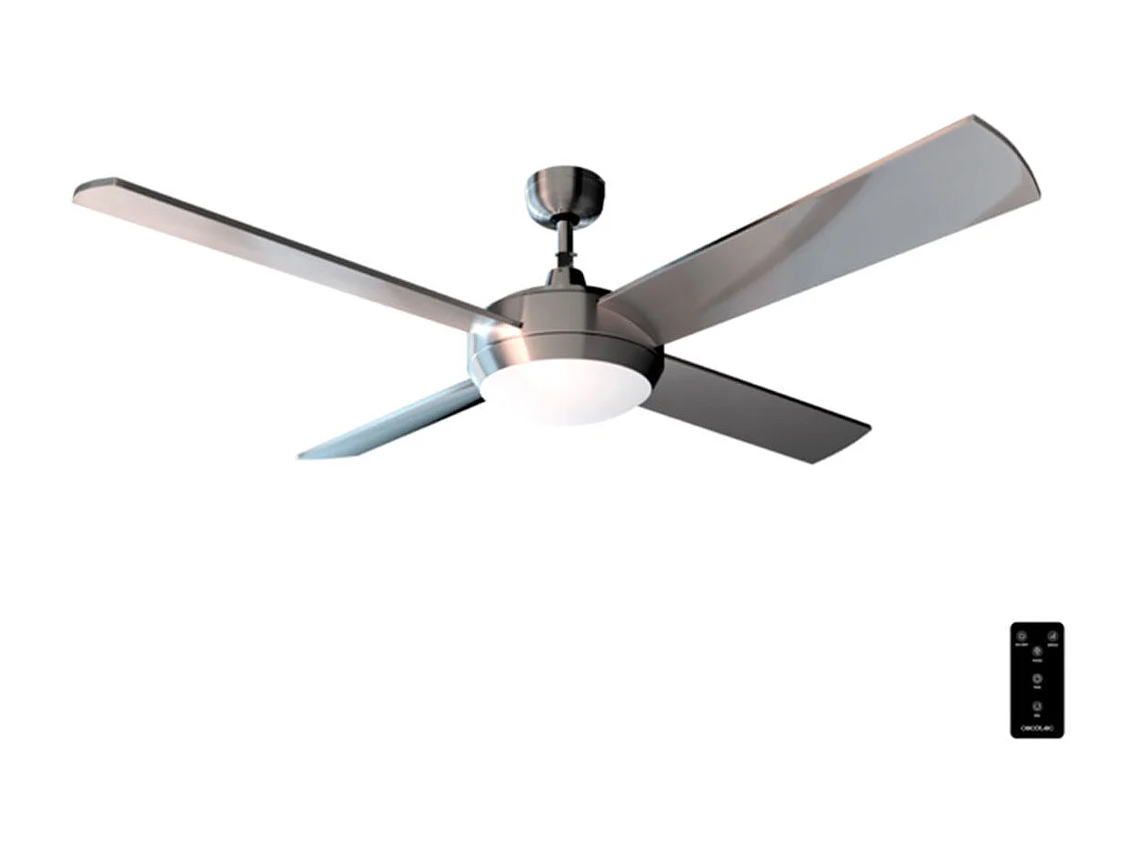 Ventilador de techo Cecotec EnergySilence Aero 570 60W 4 aspas mando a distancia gris