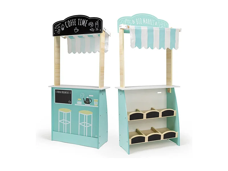 Banco de trabajo de comerciante de madera para niños - De 3 a 12 años