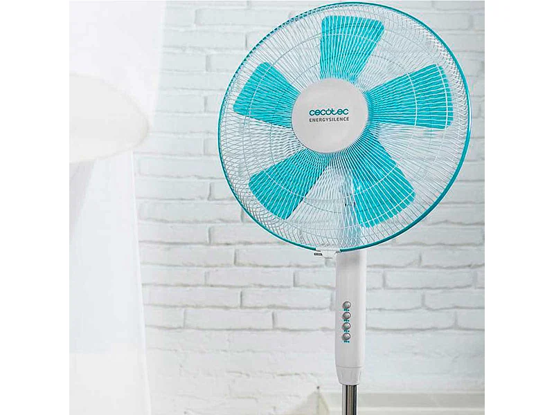 Ventilador de pie Cecotec EnergySilence 500 40W 5 aspas blanco 110-130 cm