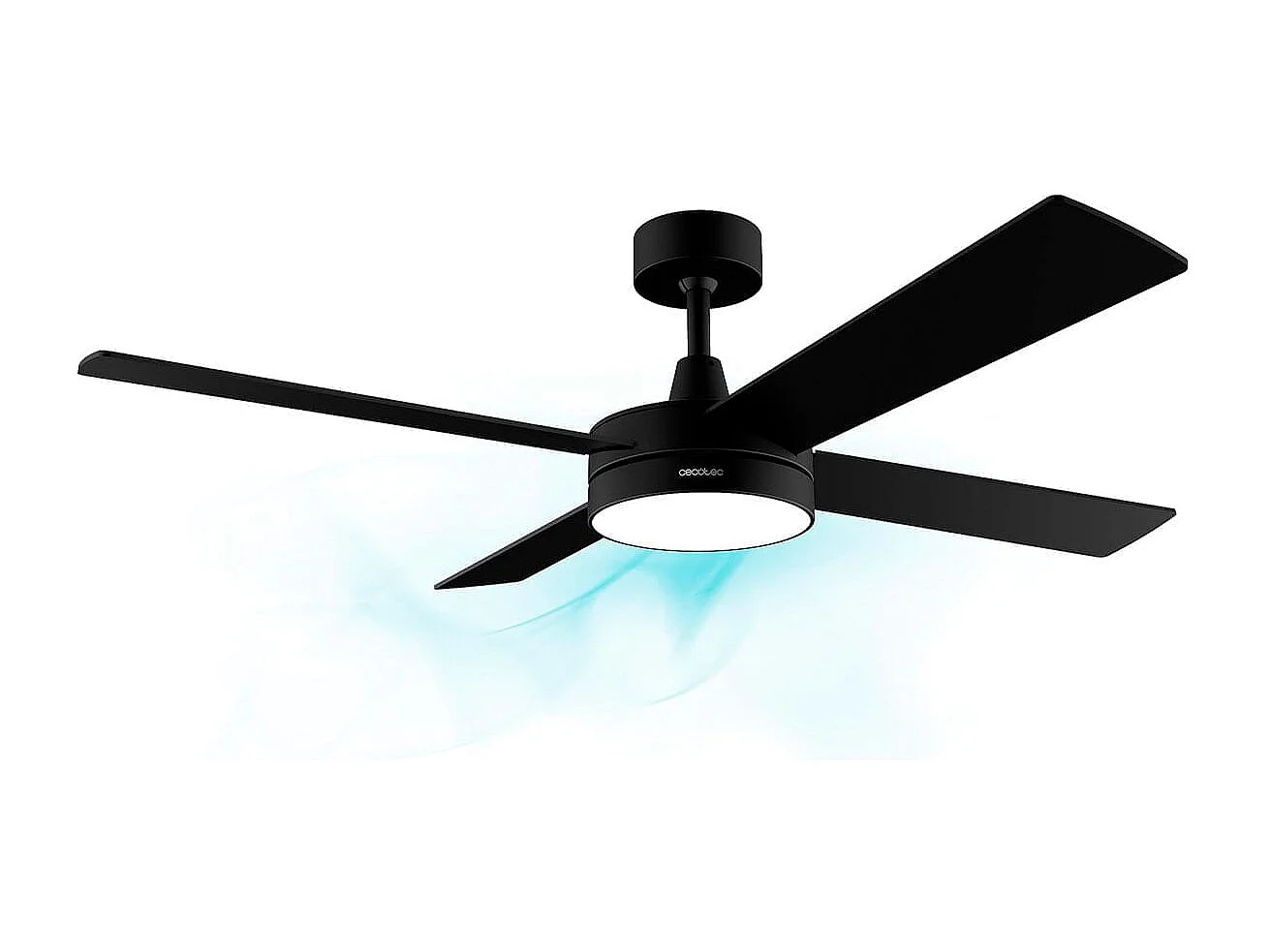 Ventilador de techo Cecotec EnergySilence Aero 5200 Black Line 60W  4 aspas negro Ø132 cm