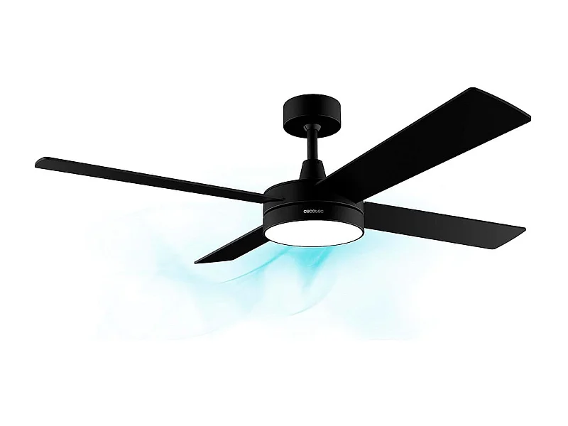 Ventilador de techo Cecotec EnergySilence Aero 5200 Black Line 60W  4 aspas negro Ø132 cm