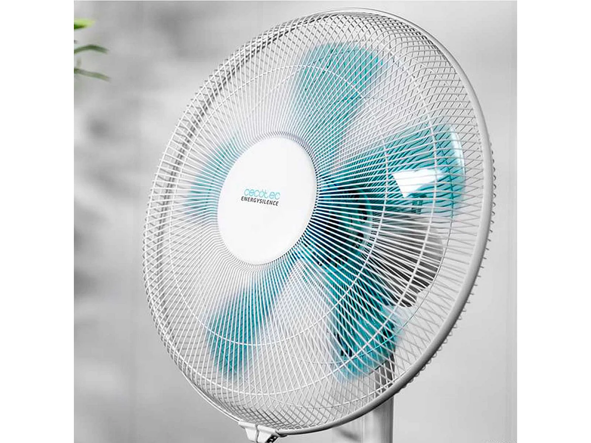 Ventilador de pie Cecotec EnergySilence 520 Power 40W 5 aspas blanco 110-130 cm